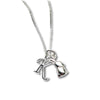 Personalised Initial Sterling Silver Chain Bunny Rabbit Charm Necklace