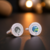 Personalised Daddy Love You To The Moon and Back Cufflinks Silver Finish