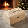 Personalised Festive Forest Christmas Eve Keepsake Chest