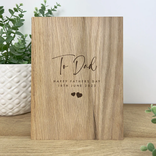 Personalised Any Occasion Wooden Book Photo Frame 7" x 5" Photo