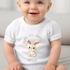 Personalised Our Little Bunny Gift Hamper - Teddy & Baby Vest