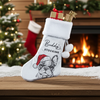 Personalised Dog Breed Christmas Stocking