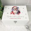Personalised Traditional White Santa Christmas Eve Box