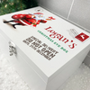 Personalised White Wooden Santa Christmas Eve Box