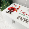 Personalised White Wooden Santa Christmas Eve Box
