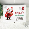 Personalised White Wooden Santa Christmas Eve Box