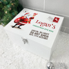 Personalised White Wooden Santa Christmas Eve Box