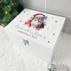 Personalised Traditional White Santa Christmas Eve Box