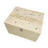 Personalised Couples Wooden Christmas Eve Box