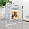 Personalised Pet Memorial Rainbow Bridge Photo Upload Crystal Token