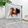 Personalised Pet Heart & Paw Photo Upload Crystal Token