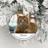 Personalised Paw Prints On Our Hearts Photo Upload Hanging Decoration