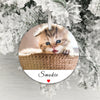 Personalised Pet Memorial Photo Upload Hanging Decoration