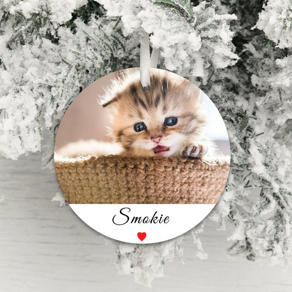 Personalised Pet Memorial Photo Upload Hanging Decoration