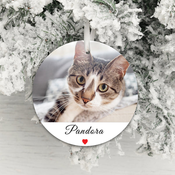 Personalised Pet Memorial Photo Upload Hanging Decoration