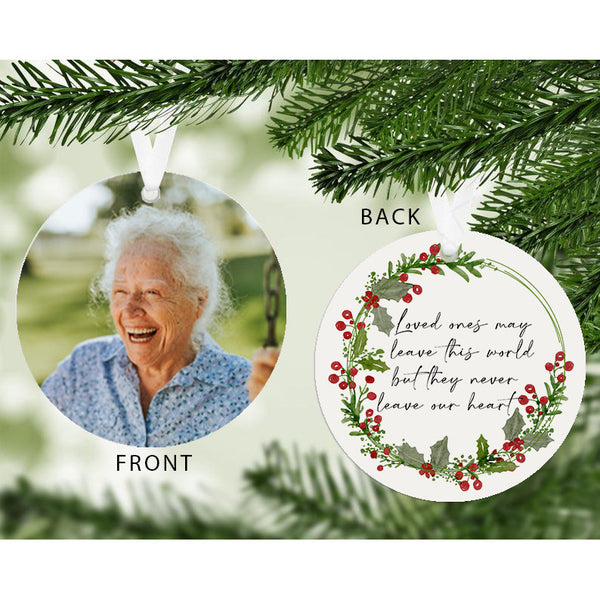 Personalised Memorial Acrylic Photo Upload Hanging Decoration