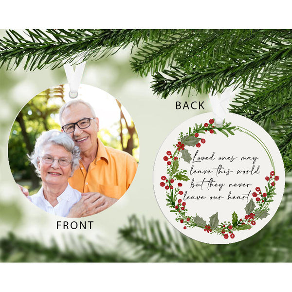 Personalised Memorial Acrylic Photo Upload Hanging Decoration