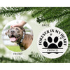 Personalised Forever In my Heart Photo Upload Pet Hanging Decoration