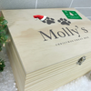 Personalised Santa Hat Paws Pet Christmas Eve Box
