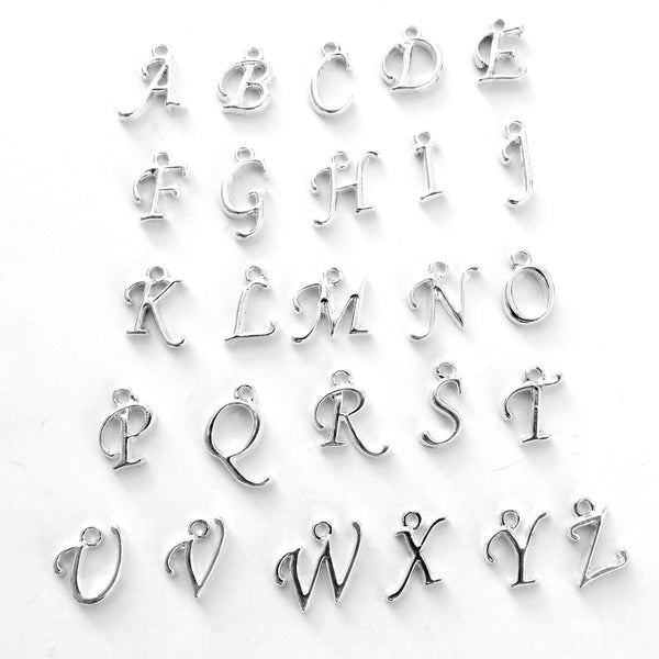 Personalised Initial Sterling Silver Chain Bunny Rabbit Charm Necklace