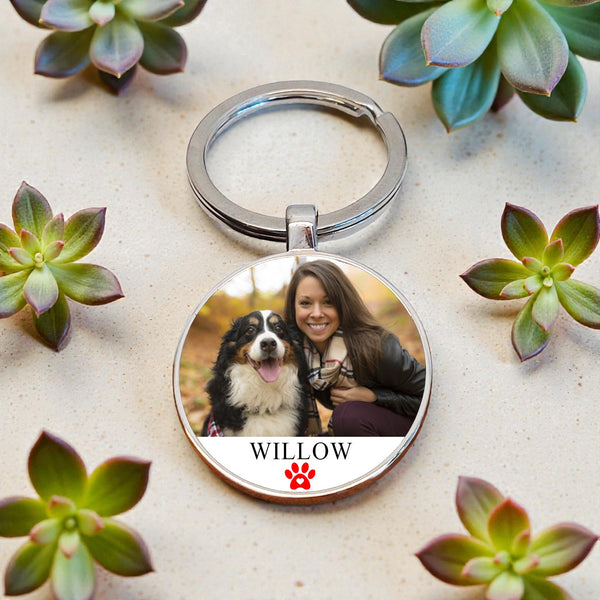 Personalised Pet Photo Upload Key Ring