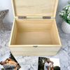 Personalised Wooden Sketch Pet Photo Upload Memorial Keepsake Box