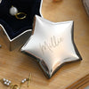 Personalised Engraved Name Nickel Plated Star Trinket Box