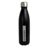 Personalised Rectangle Black Metal Insulated Drinks Bottle