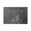 Personalised Highland Cow Slate Placemat