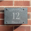 Personalised House Number Address Slate House Sign