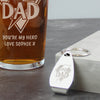 Personalised Super Dad Pint Glass & Bottle Opener