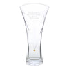 Personalised Large Hand Cut Gold Diamond Effect Heart Vase
