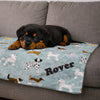 Personalised Dog Fleece Blanket