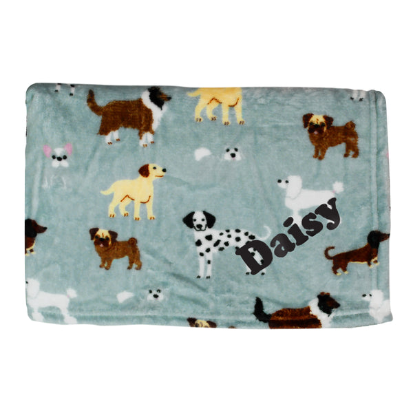 Personalised Dog Fleece Blanket