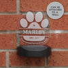 Personalised Pet Memorial Outdoor Solar LED Light