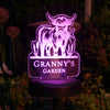 Personalised Highland Cow Garden Solar Light