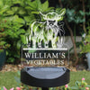 Personalised Highland Cow Garden Solar Light