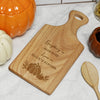 Personalised Pumpkin Paddle Autumn Halloween Chopping Board