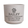 Personalised Pet Memorial Flecked Ceramic Indoor Plant Pot