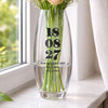 Personalised Special Date Bullet Glass Vase