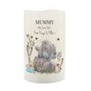 Personalised Me to You Floral LED Candle