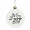 Personalised Pet Glass Bauble