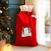 Personalised Red Christmas Santa Sack for Christmas