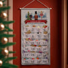 Personalised Felt Nutcracker Advent Calendar In Silver Grey