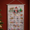 Personalised Christmas Penguin Advent Calendar In Silver Grey