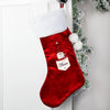 Personalised Gonk Family Red Christmas Stocking Boy