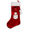 Personalised Gonk Family Red Christmas Stocking Boy