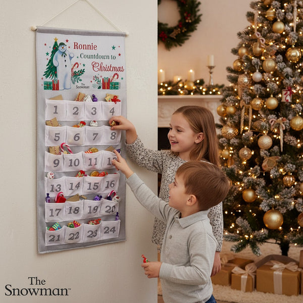 Personalised The Snowman Christmas Wishes Advent Calendar