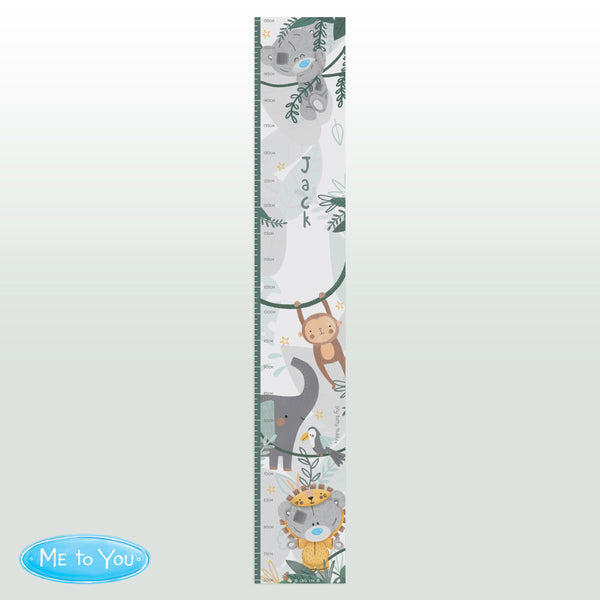 Personalised Tiny Tatty Teddy Wild One Height Chart