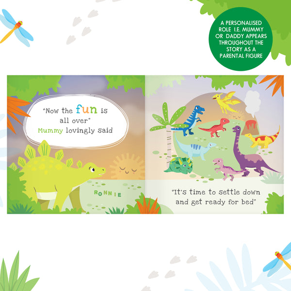 Personalised Dinosaur Book & Stacking Toy